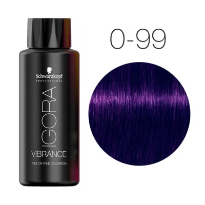 Schwarzkopf Igora Vibrance 0-99 Фиолетовый 60 мл - вид 1 миниатюра