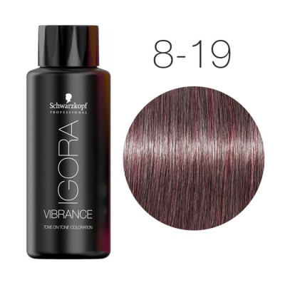 Schwarzkopf Igora Vibrance 8-19 Светлый русый сандрэ фиолетовый 60 мл