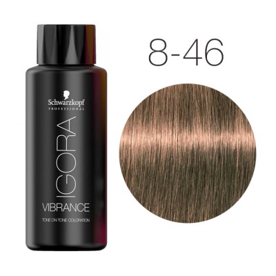 Schwarzkopf Igora Vibrance 8-46 Светлый русый бежевый шоколадный 60 мл - вид 1 миниатюра