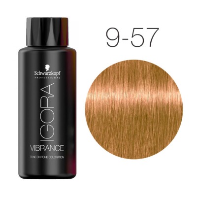 Schwarzkopf Vibrance Крем-краска для волос 9-57 Блондин золотисто-медный 60 мл