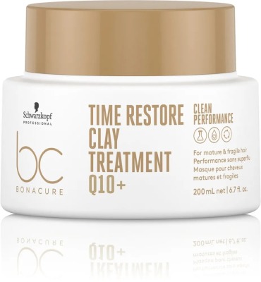 Schwarzkopf BC Q10 TIME RESTORE - Маска-глина для возрастных и длинных волос 200мл - вид 1 миниатюра