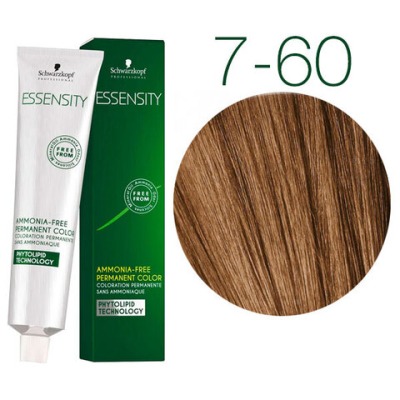 Schwarzkopf Essensity 7-60 (СРЕДНИЙ РУСЫЙ ШОКОЛАДНЫЙ НАТУРАЛЬНЫЙ) Безаммиачный краситель 60 мл - вид 1 миниатюра